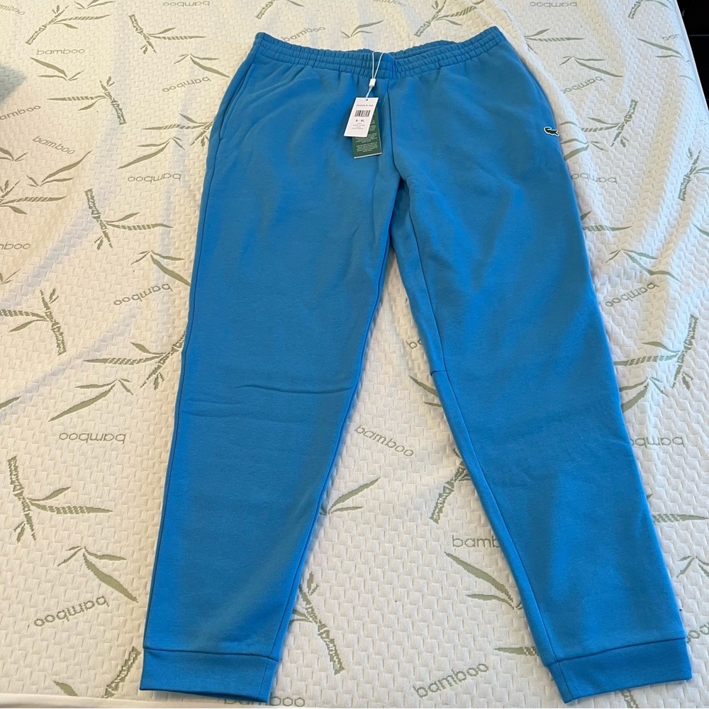 Lacoste Men's Tapered-Fit Fleece Trackpants